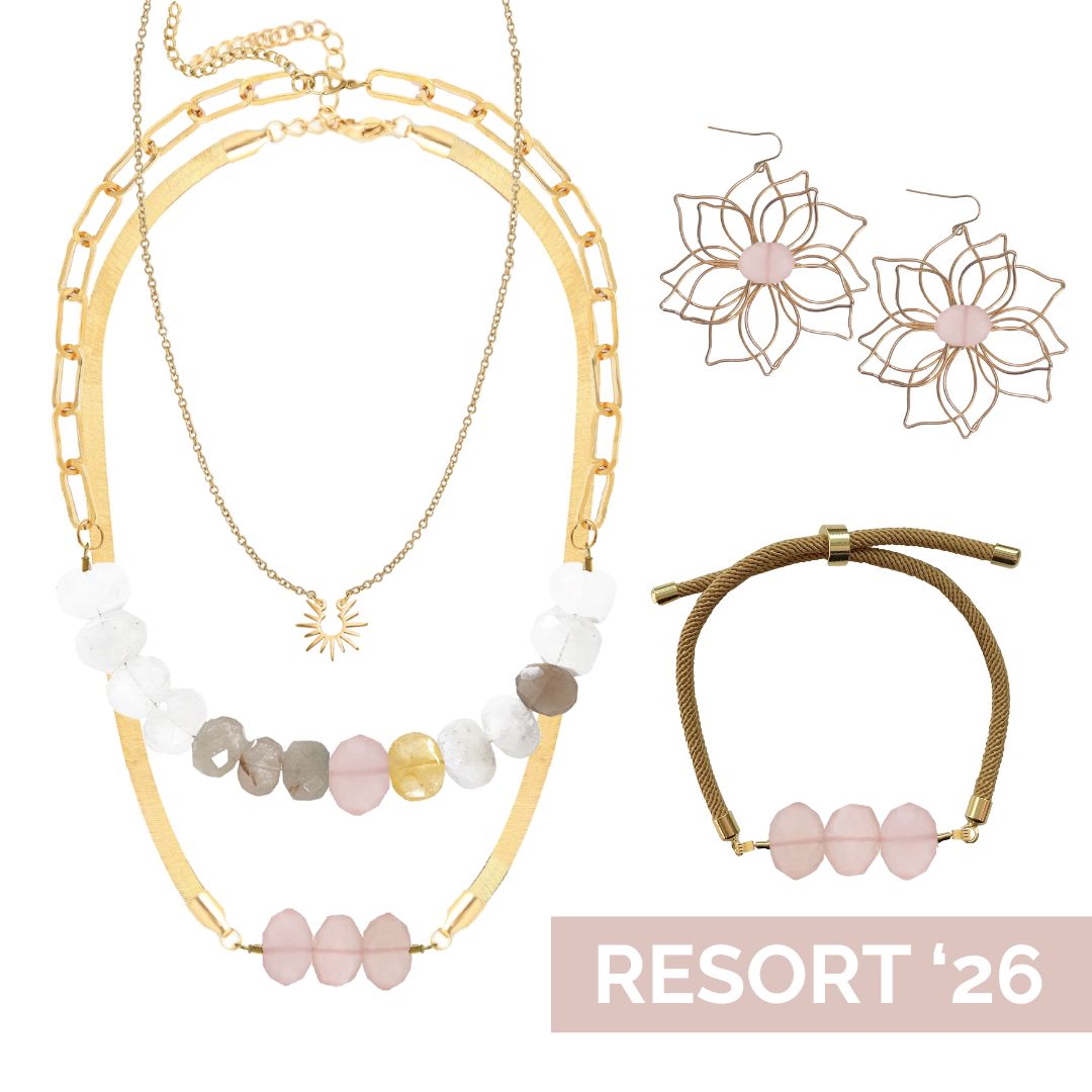 Pink Chalcedony Multi Statement Necklace Robyn Canady