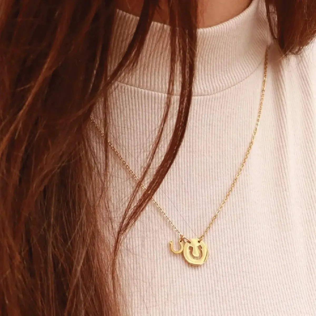 Double Horseshoe Necklace Necklace Robyn Canady