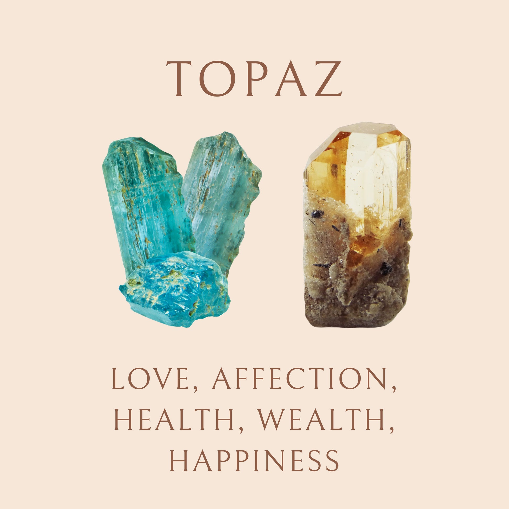 LoveSpell Heart Necklace - I need more Hope in my life - Moonstone + Blue Topaz Necklace Robyn Canady