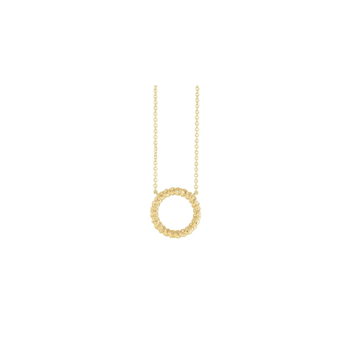 14K Royal Circle Necklace Robyn Canady