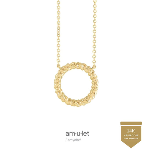 14K Royal Circle Necklace Robyn Canady