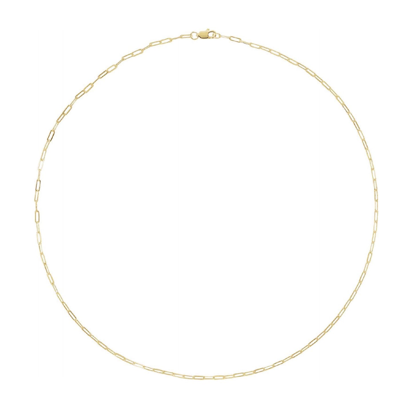 14K Paperclip Layering Necklace Robyn Canady