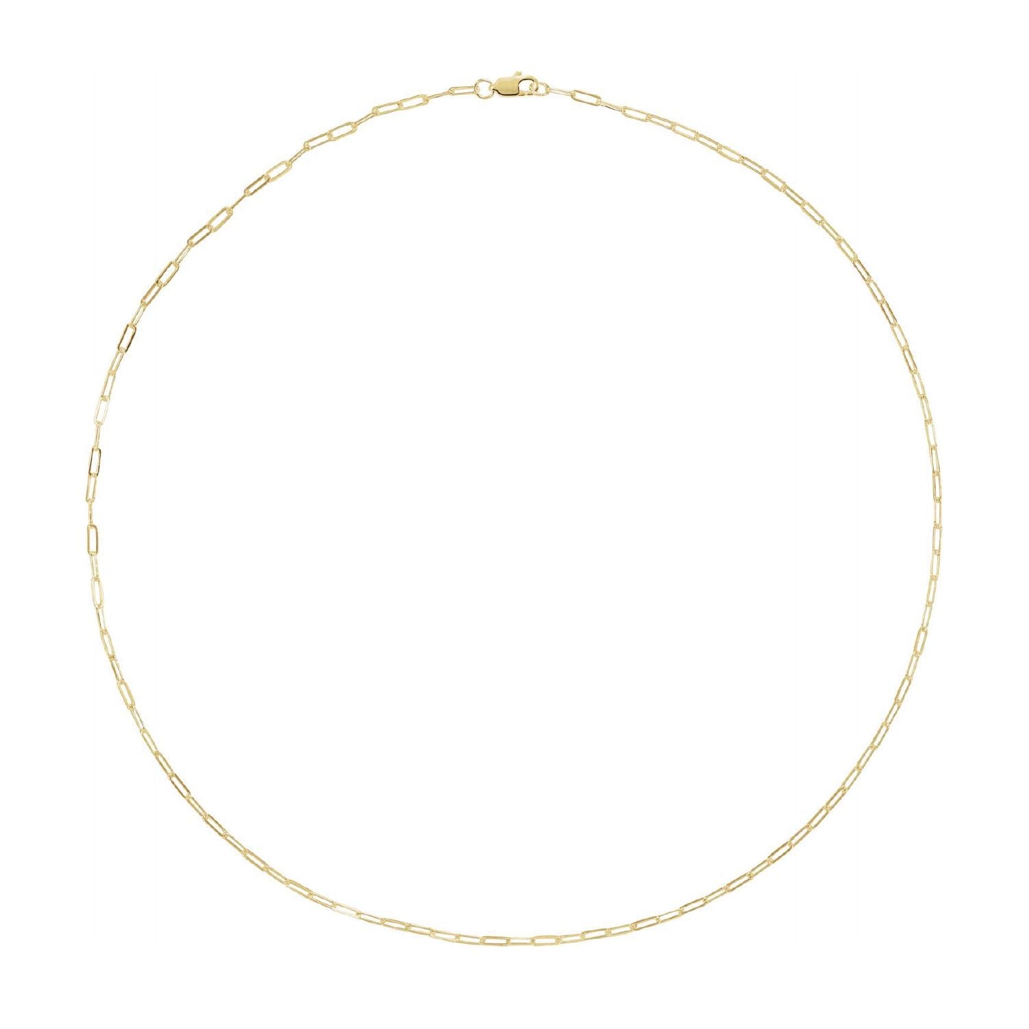 14K Paperclip Layering Necklace Robyn Canady