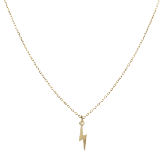 Tiny Charm Necklace Robyn Canady Lightening Bolt 14K Gold Fill