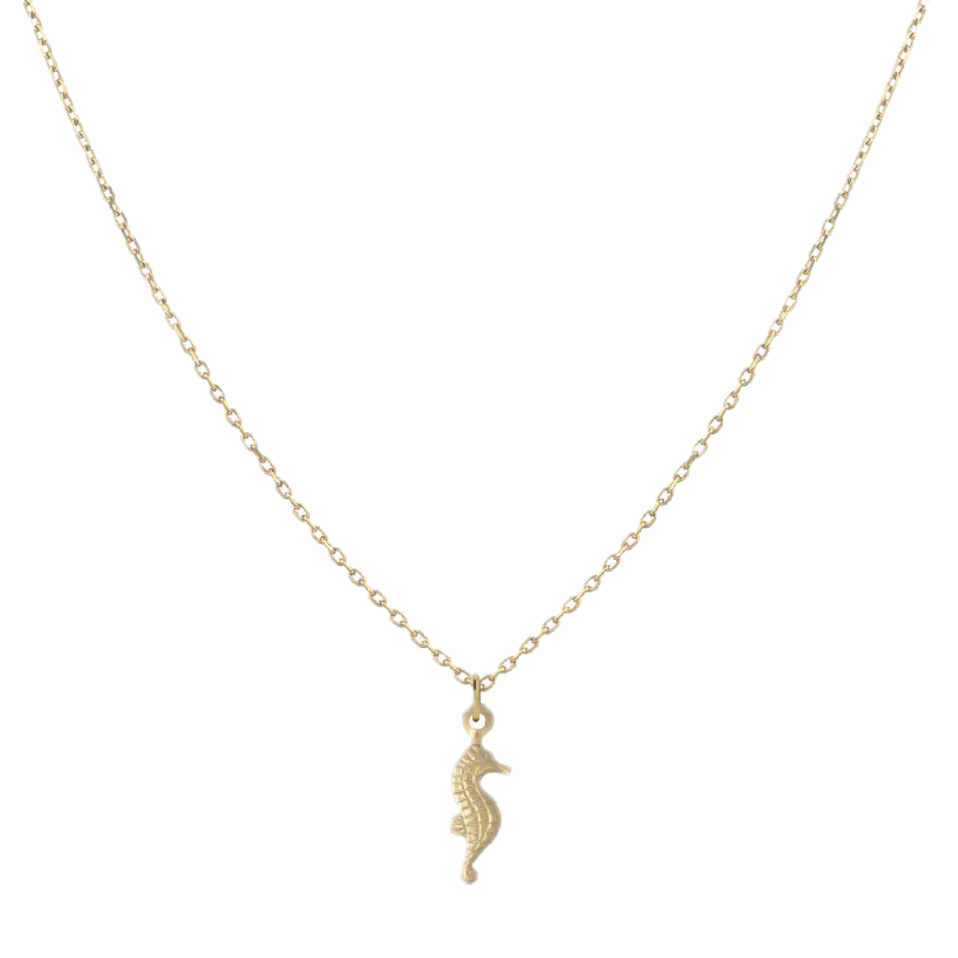 Tiny Charm Necklace Robyn Canady Seahorse 14K Gold Fill