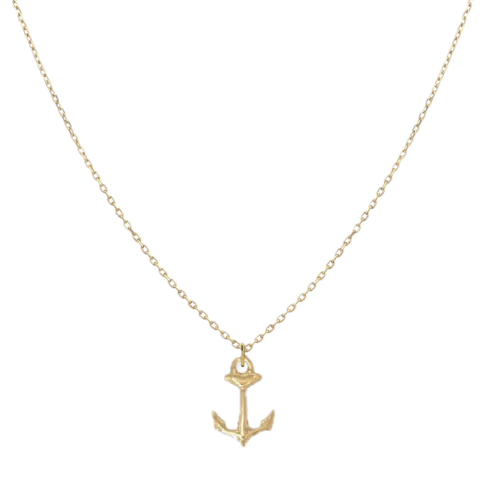 Tiny Charm Necklace Robyn Canady Anchor 14K Gold Fill