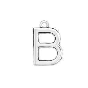 Initial Pendant Necklace - Sterling Silver Robyn Canady B Sterling Silver