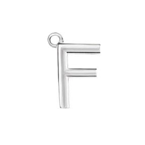 Initial Pendant Necklace - Sterling Silver Robyn Canady F Sterling Silver