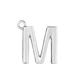 Initial Pendant Necklace - Sterling Silver Robyn Canady M Sterling Silver