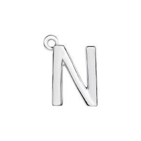 Initial Pendant Necklace - Sterling Silver Robyn Canady N Sterling Silver