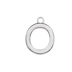 Initial Pendant Necklace - Sterling Silver Robyn Canady O Sterling Silver
