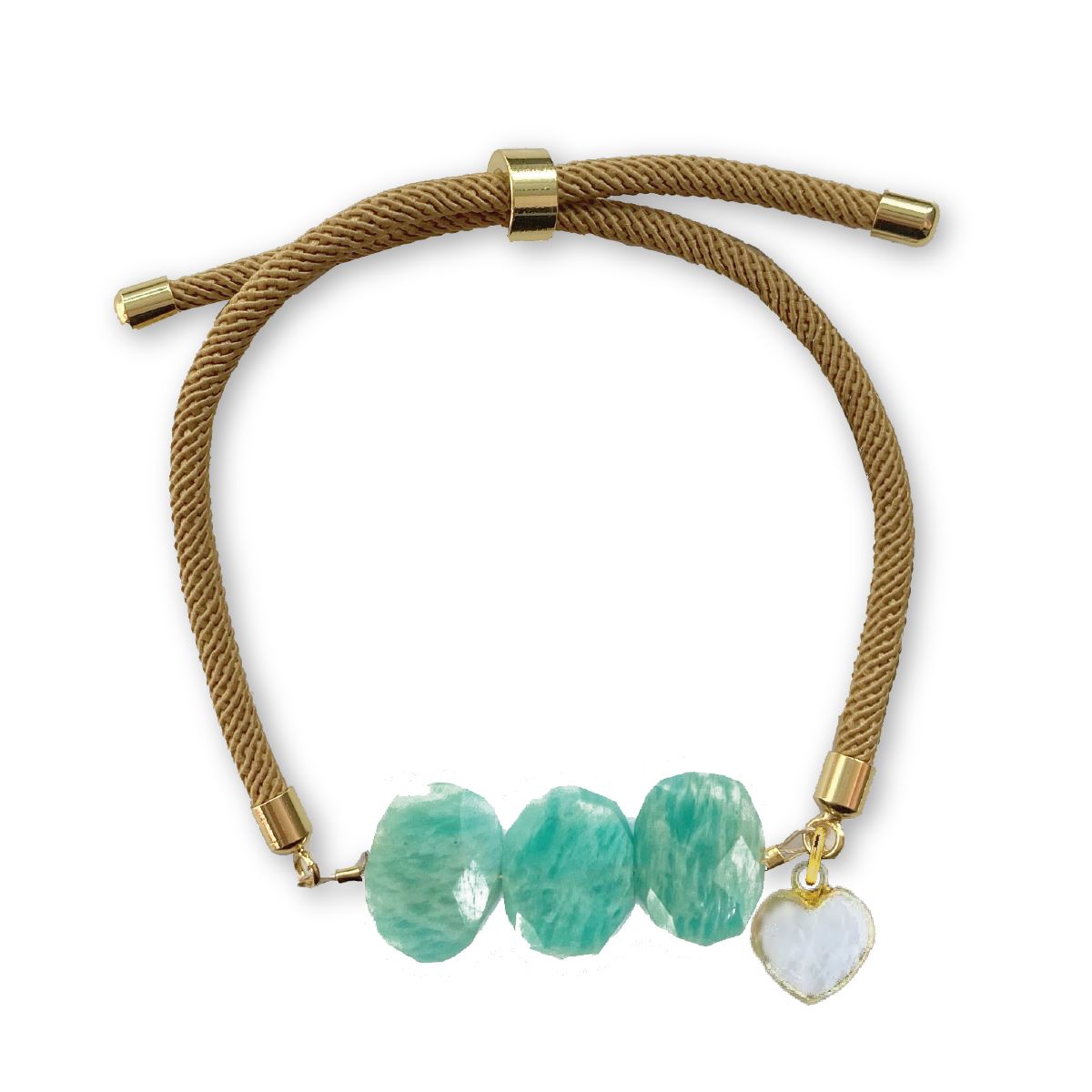LoveSpell Natasha Bracelet - Amazonite and Moonstone Bracelet Robyn Canady