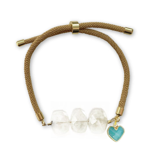 LoveSpell Natasha Bracelet - Amazonite and Moonstone Bracelet Robyn Canady