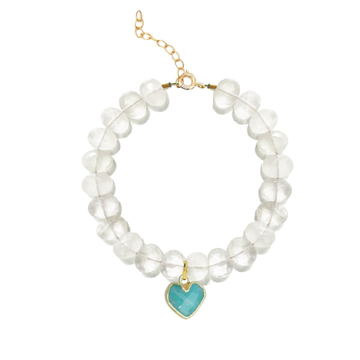 LoveSpell Heart Bracelet - I need more balance in my life - Amazonite Bracelet Robyn Canady