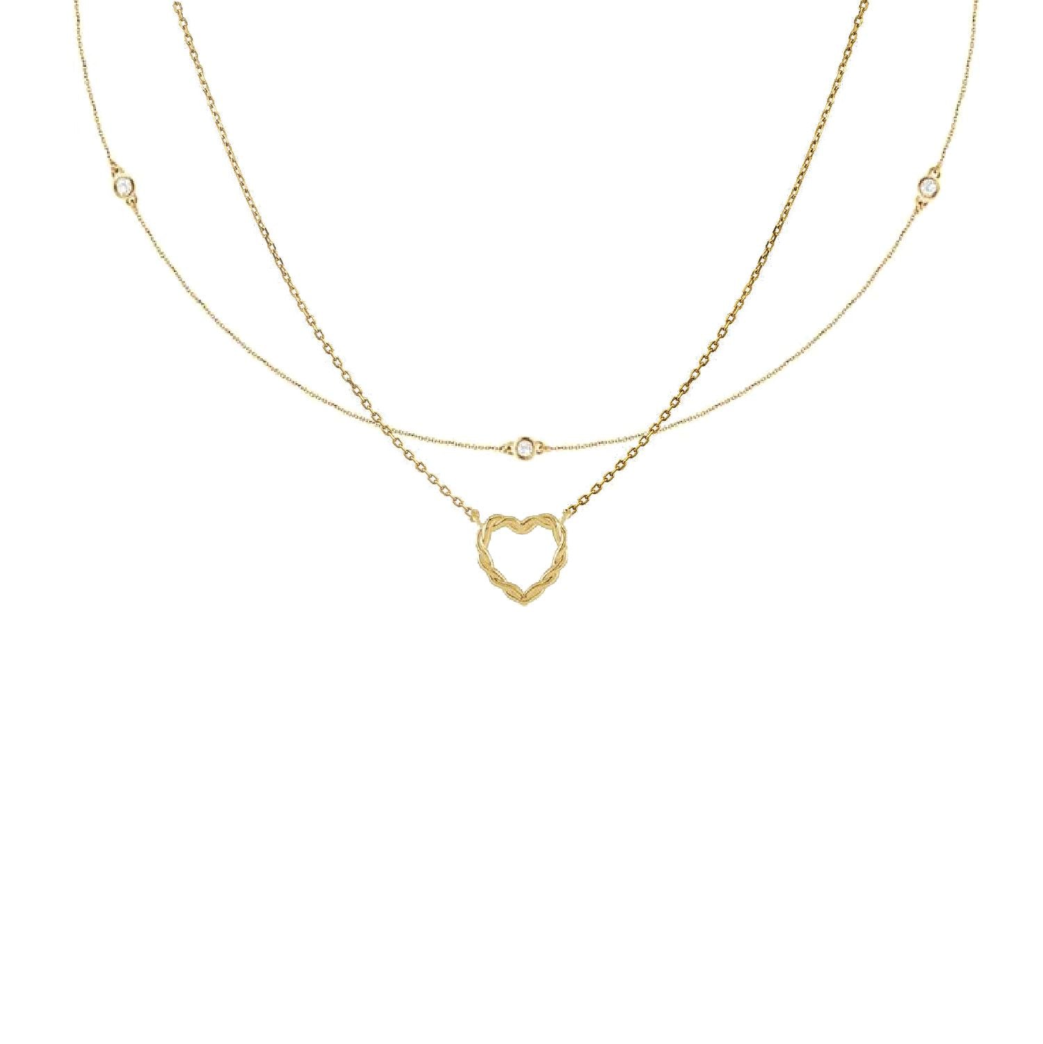 14K Diamond Layering Necklace - Ready to Ship! Robyn Canady