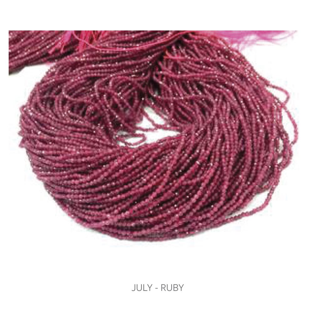 Tiny Circle Birthstone Thread Earrings Robyn Canady