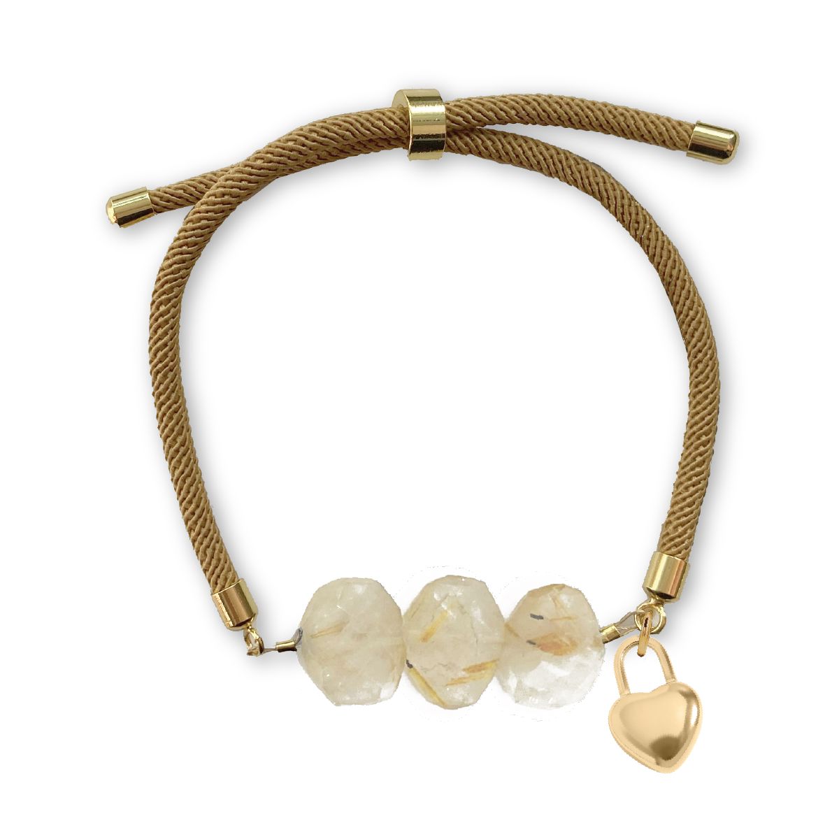 Choice of 5 Fall Colors - Natasha Love Locket Bracelet Bracelet Robyn Canady Rutilated Quartz