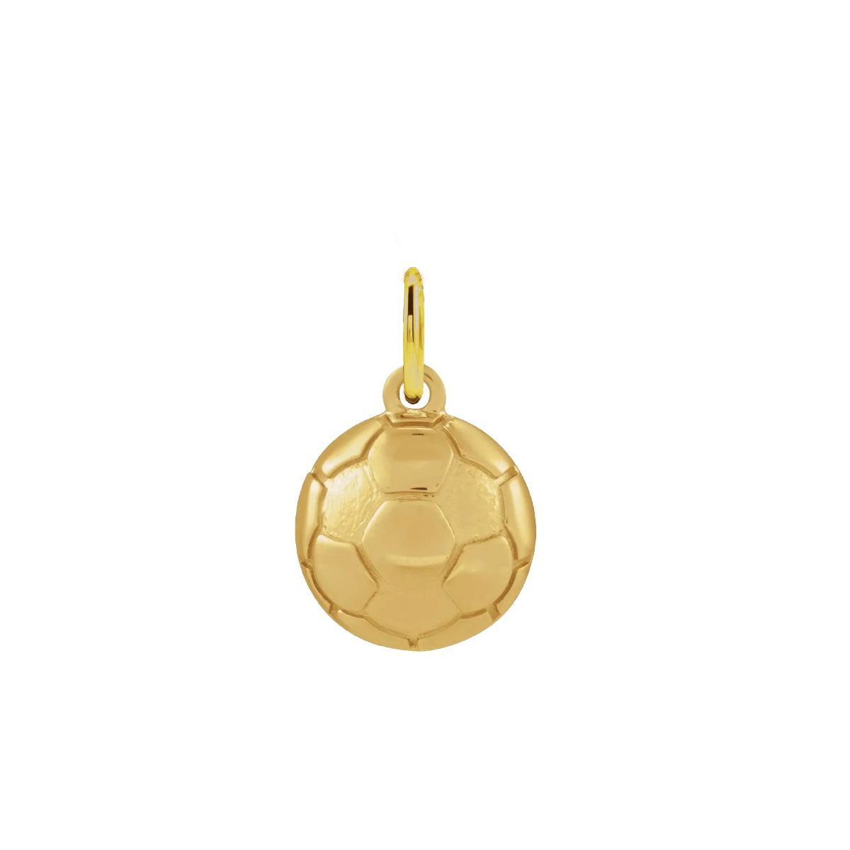 For the Soccer Lover - Tiny Soccer Charm Necklace - Dainty FIne Jewelry Necklace Robyn Canady Sterling Silver No Chain (Pendant Only)
