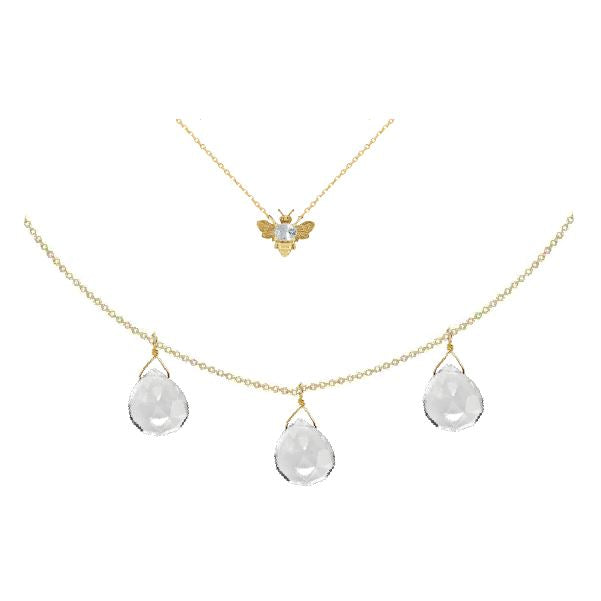 14K Gemmy Bee Necklace Robyn Canady