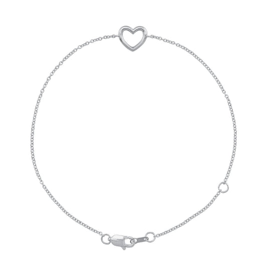 Open Heart Bracelet Bracelet Robyn Canady Sterling Silver