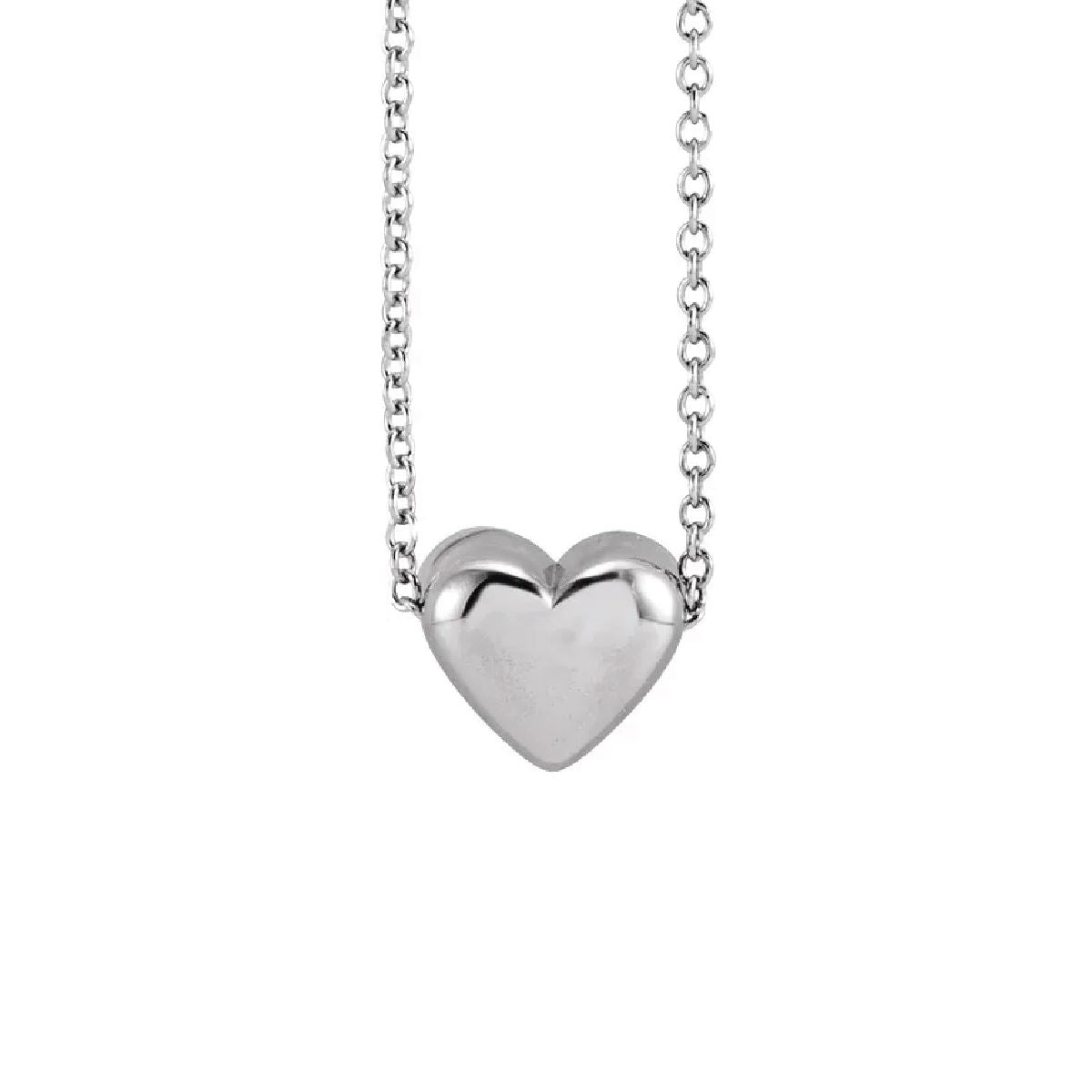 Heart Slide Necklace Necklace Robyn Canady Sterling Silver