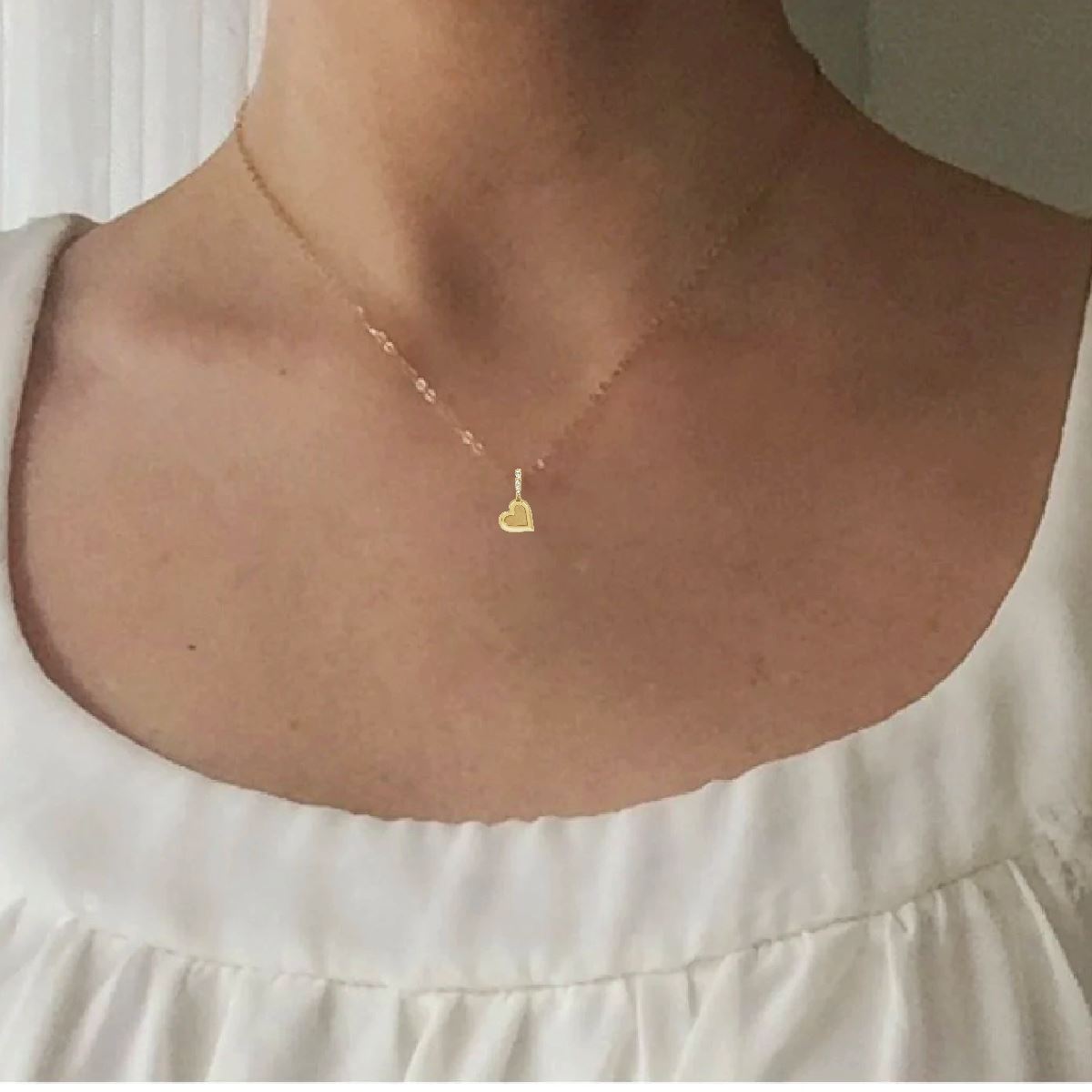 Diamond Heart Pendant Necklace Robyn Canady