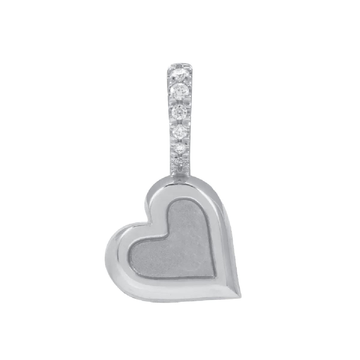 Diamond Heart Pendant Necklace Robyn Canady 14K White Gold Pendant Only