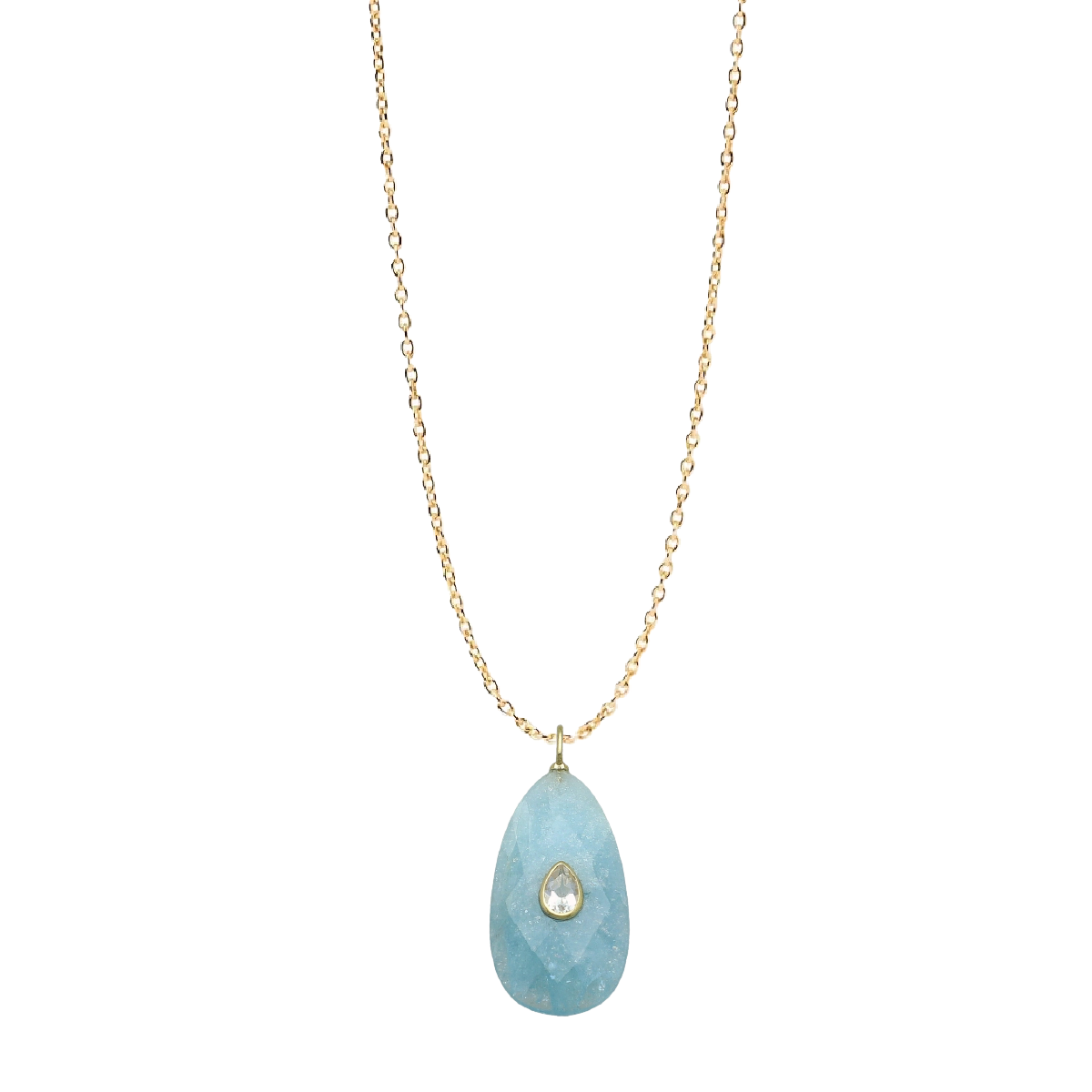 Long Gemstone Necklace - adjustable from 20" - 24" - choose from 6 colors