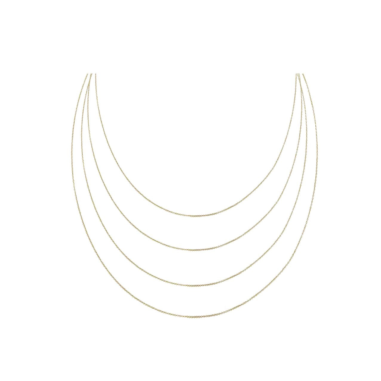 Layer it up! 14K Gold Filled - Set of 4 layering chains Robyn Canady