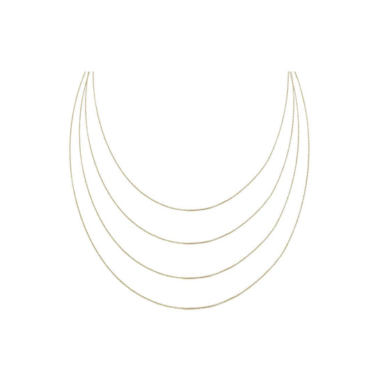 Layer it up! 14K Gold Filled - Set of 4 layering chains Robyn Canady
