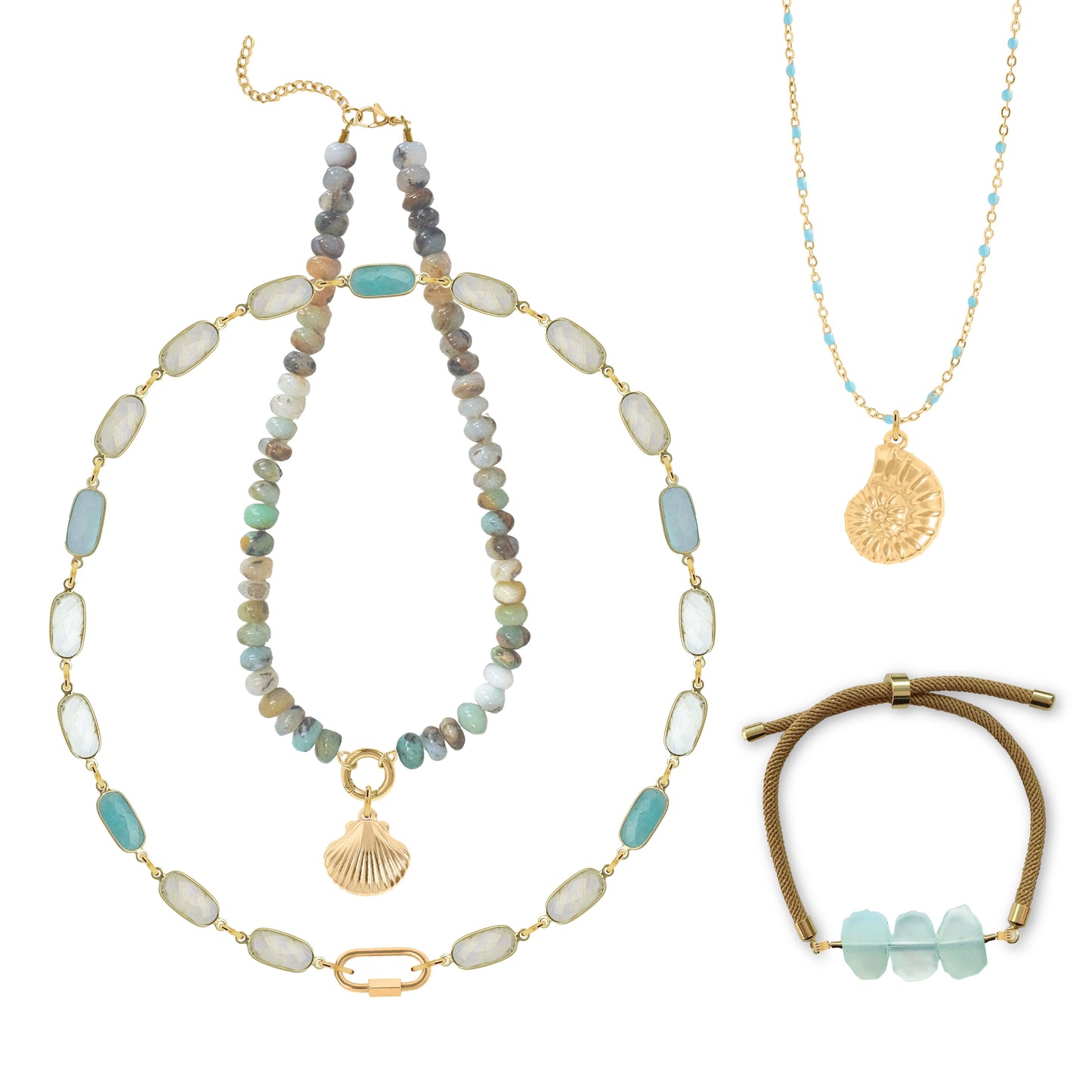 Turquoise Shell Necklace Robyn Canady