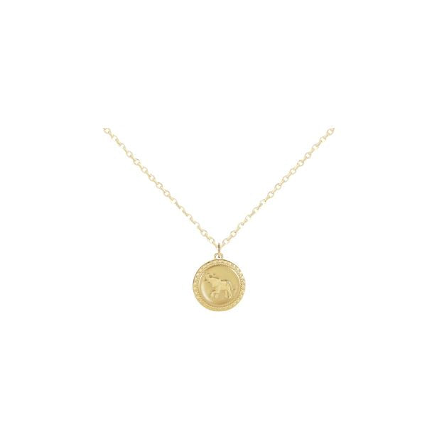 14K Elephant Medallion Necklace Robyn Canady