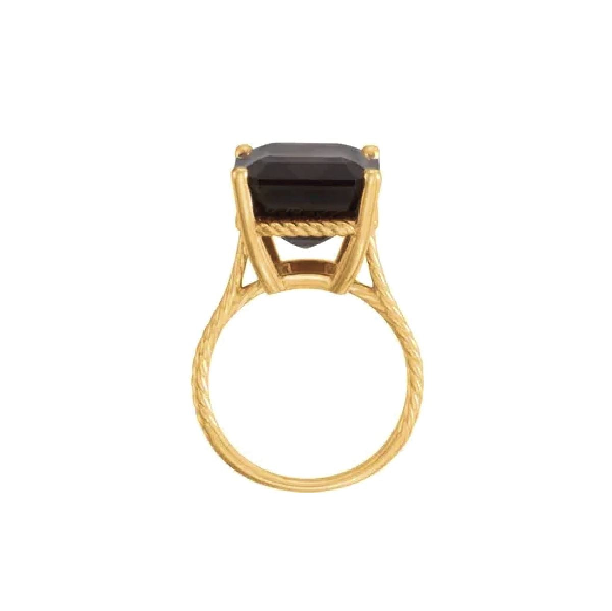 14K Smoky Quartz Royal Statement Ring Robyn Canady