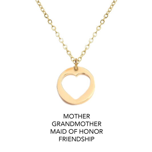 Mom/Daughter, Grandmother/Granddaughter, Friendship, Maid of Honor/Bridesmaids Heart Necklaces Necklace Robyn Canady