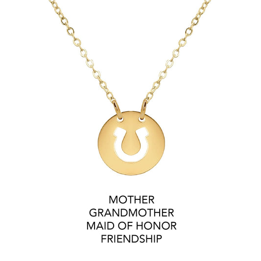 Mom/Daughter, Grandmother/Granddaughter, Friendship, Bridesmaids Lucky Horseshoe Necklaces Necklace Robyn Canady