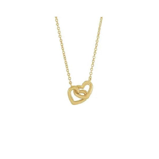 Tiny Hearts Necklace Robyn Canady 14K Gold 16"