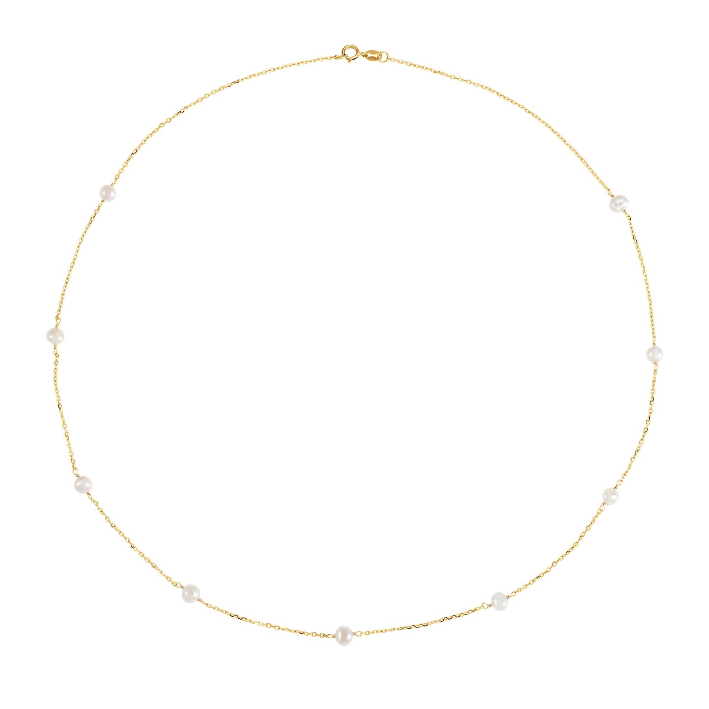 14K Freshwater Pearl Station Necklace Robyn Canady