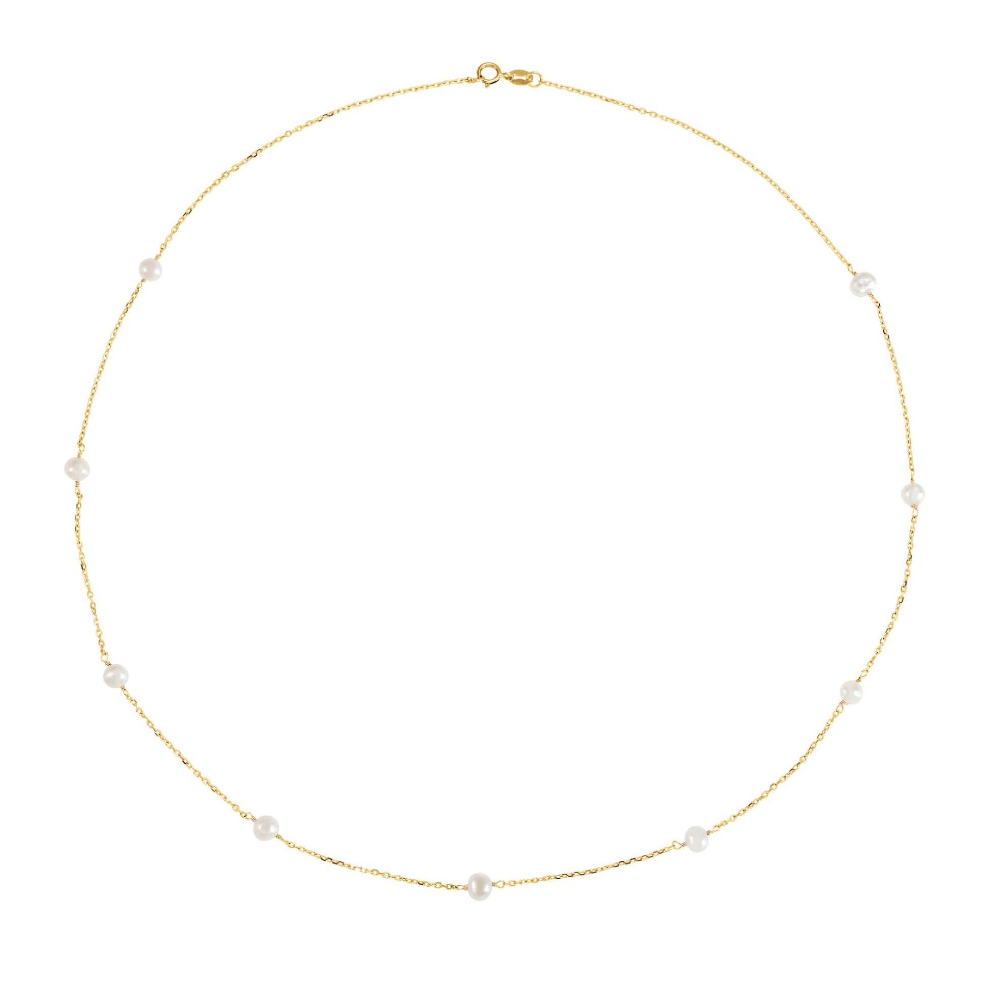 14K Freshwater Pearl Station Necklace Robyn Canady