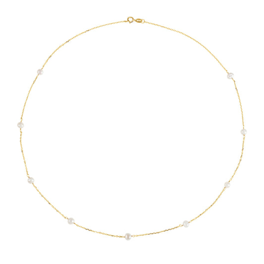 14K Freshwater Pearl Station Necklace Robyn Canady