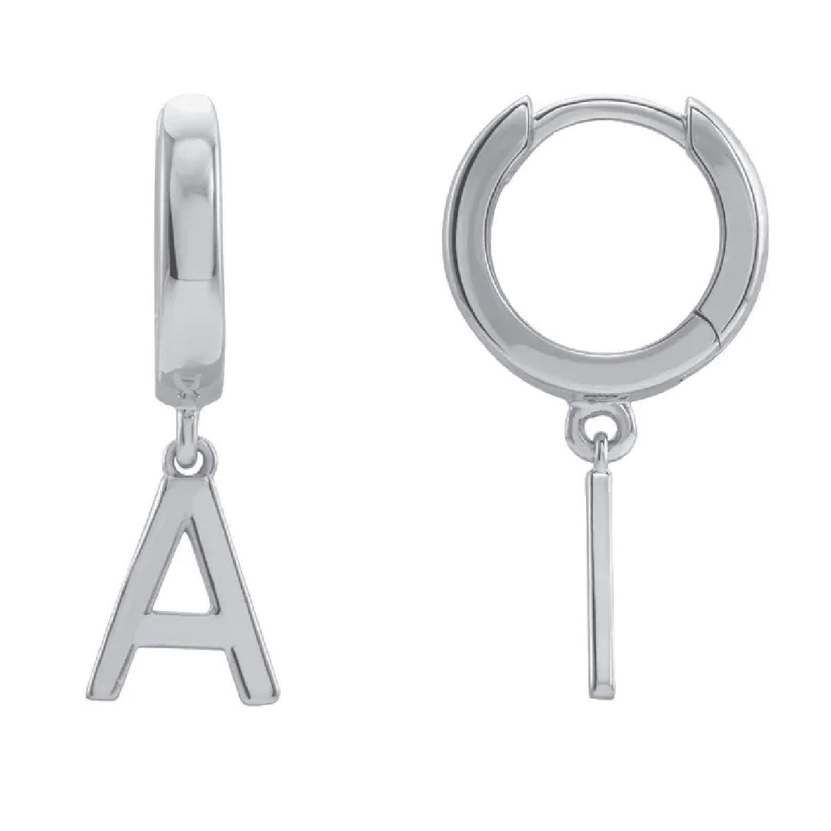 Initial Hoop Earrings Earrings Robyn Canady