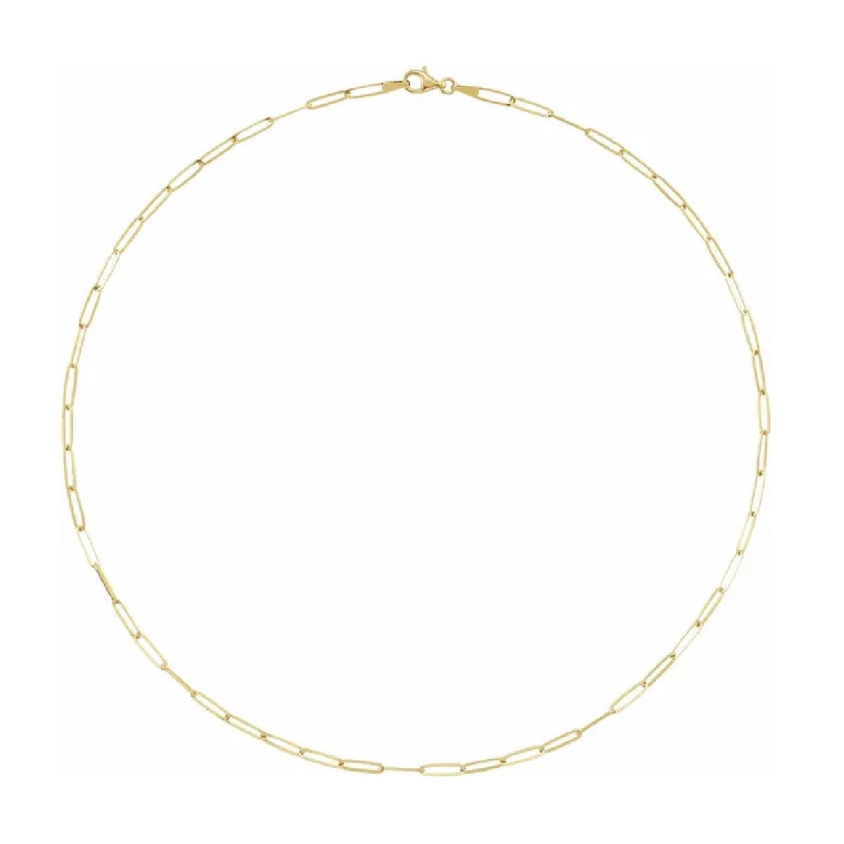 14K Paperclip Necklace Necklace Robyn Canady