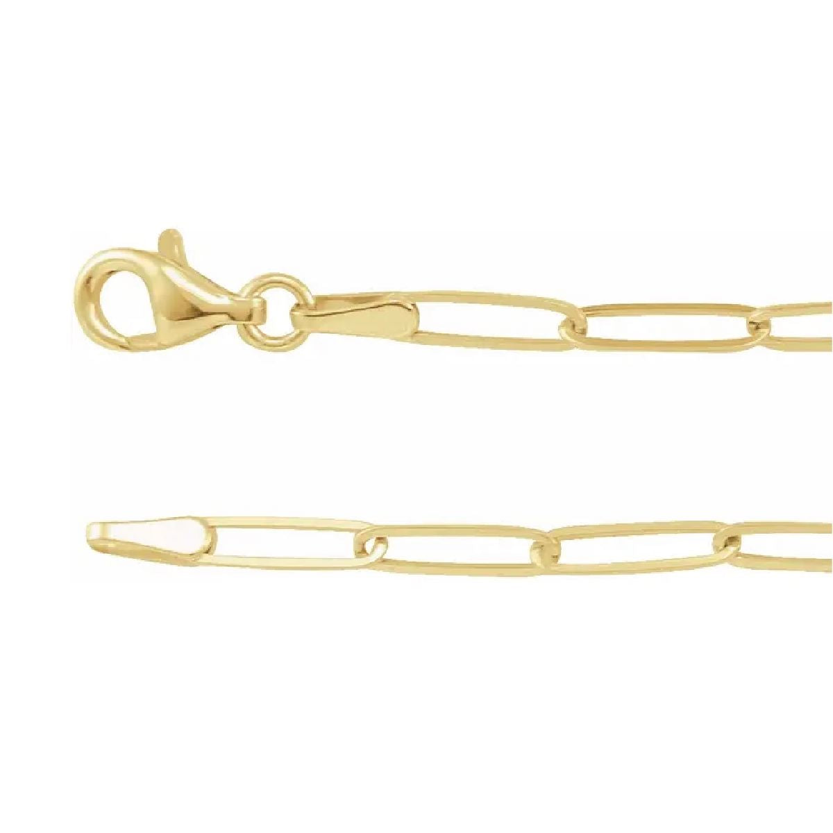 14K Paperclip Necklace Necklace Robyn Canady