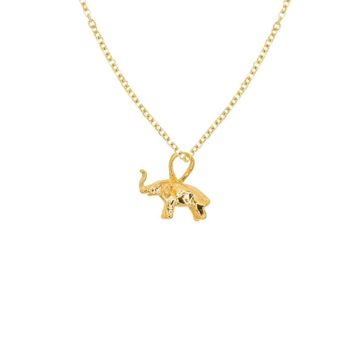14K Lucky Elephant Charm Necklace Necklace Robyn Canady