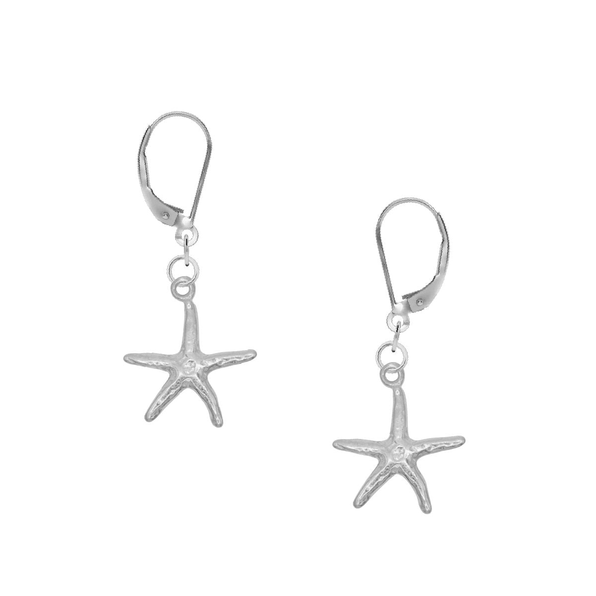 14K Starfish Earrings Earrings Robyn Canady Sterling Silver