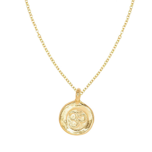 Ohm Meditation Necklace Necklace Robyn Canady 14K Gold Filled