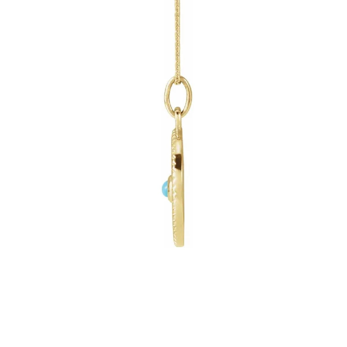 Spiritual Turquoise Medallion Necklace Necklace Robyn Canady