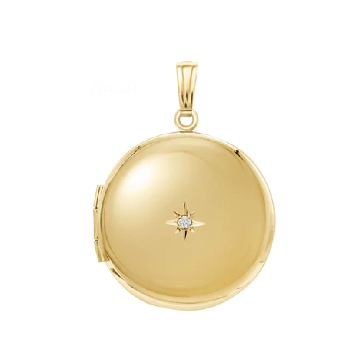 Stay Gold Diamond Locket Necklace Robyn Canady Pendant Only (No Chain)