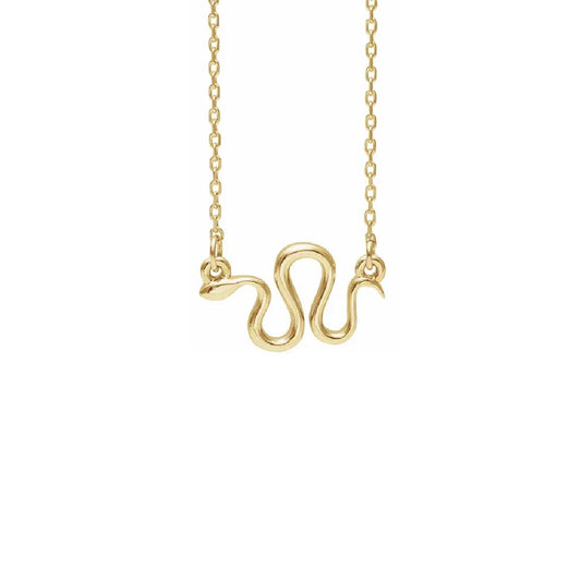 Golden Cobra Necklace Necklace Robyn Canady 14K Gold