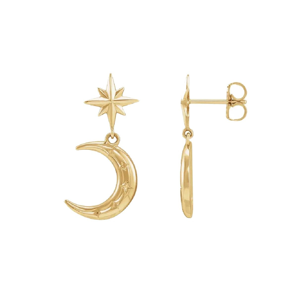 14K Celestial Earrings Earrings Robyn Canady