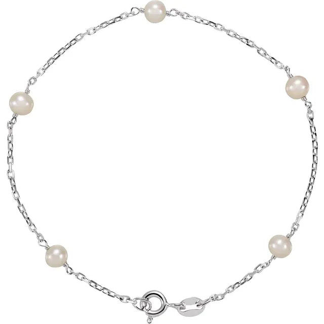 Freshwater Pearl Bracelet Robyn Canady Sterling Silver